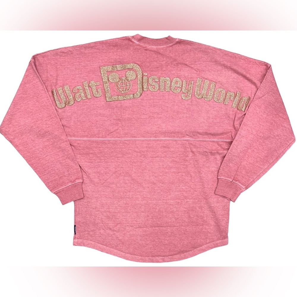 XL NWOT Disney World Briar Rose Gold Glitter Spirit Jersey for Adults